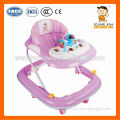818B good quality baby walker with 7 big silicon wheels